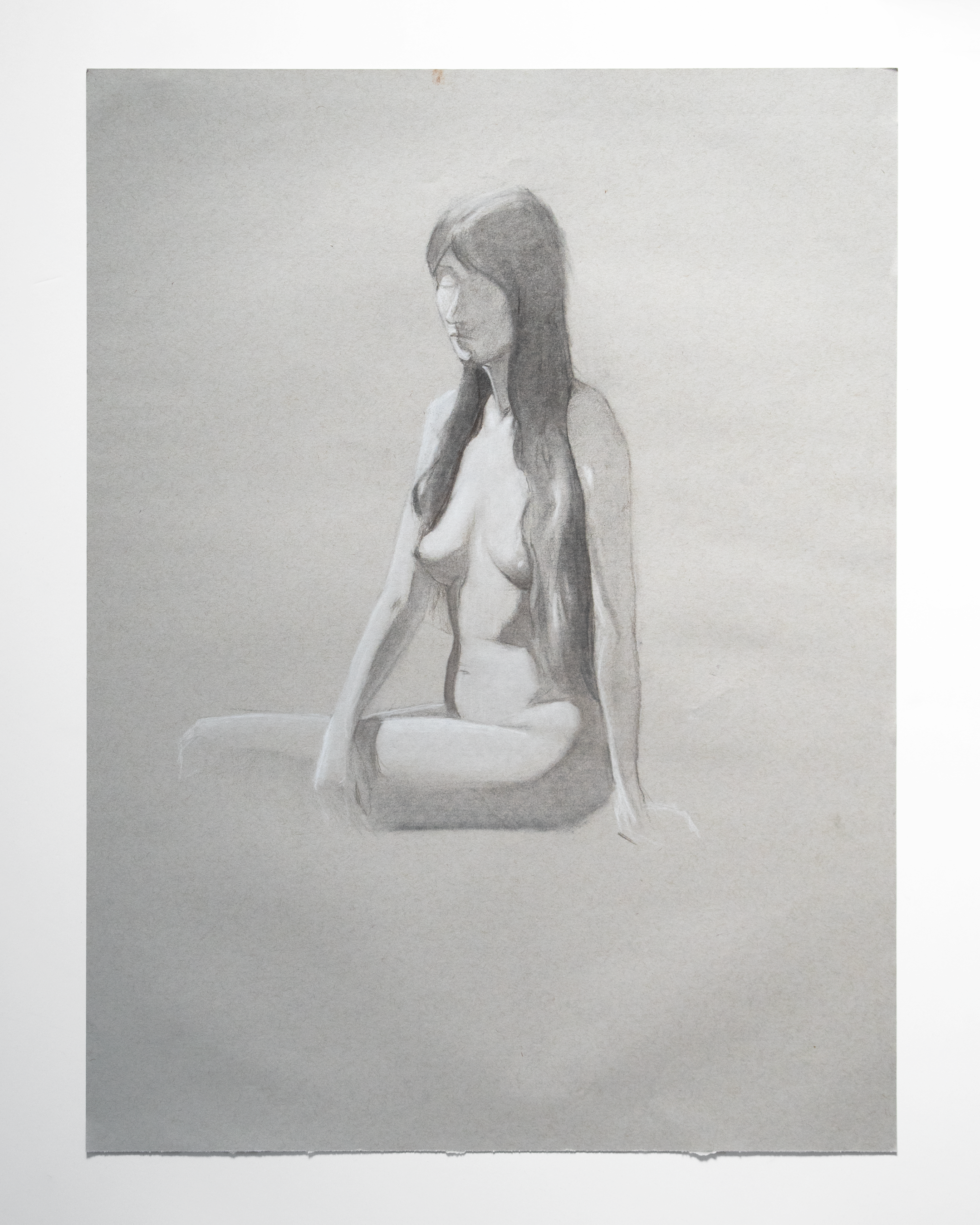 Seated Figure Academic Study